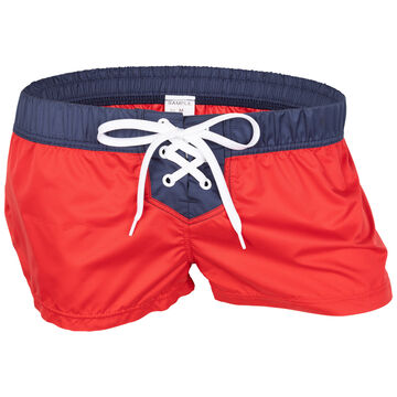 Lace-Up Board Short,red, small image number 0