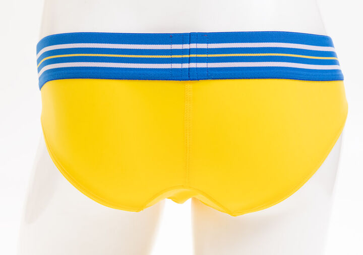 Vivid Color Flat Bikini,yellow, medium image number 10