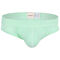 Piece-Dyed Cotton Brief,yellowgreen, swatch