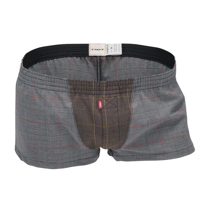 Glen Check Stretchable Trunks,gray, medium image number 0