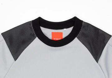 Layered Mesh Pullover,gray, small image number 6