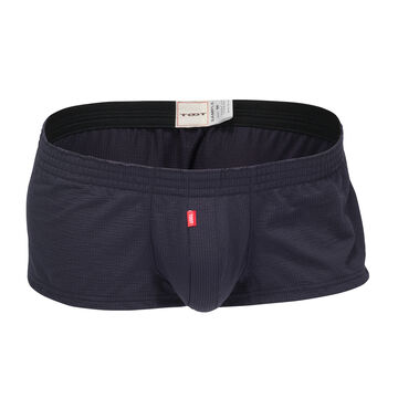 Airy Seersucker Fit Trunks,navy, small image number 0