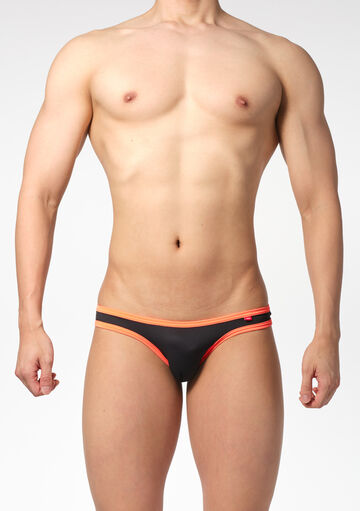 Bold Binder Mesh Bikini,black, small image number 1