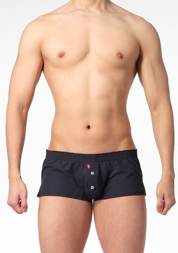 Striped Seersucker Fit Trunks,navy, small image number 1