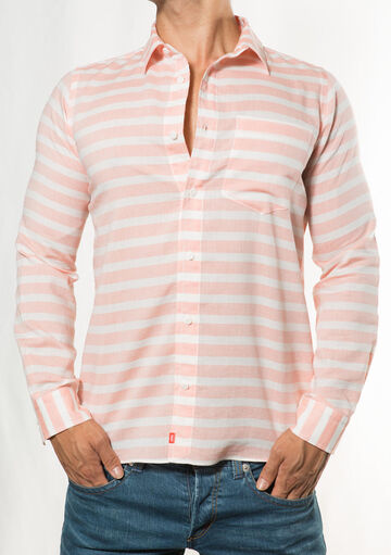 Airy border shirt,, small image number 1