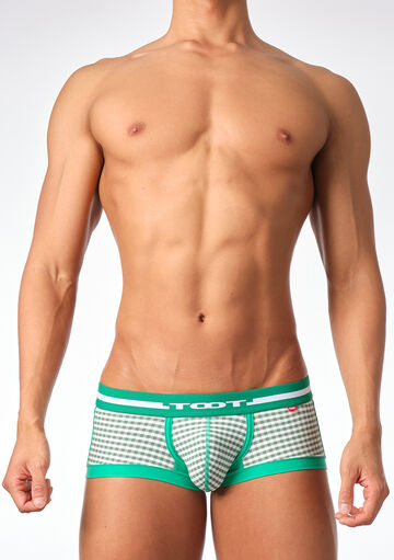 Gingham Check Boxer II,green, small image number 1
