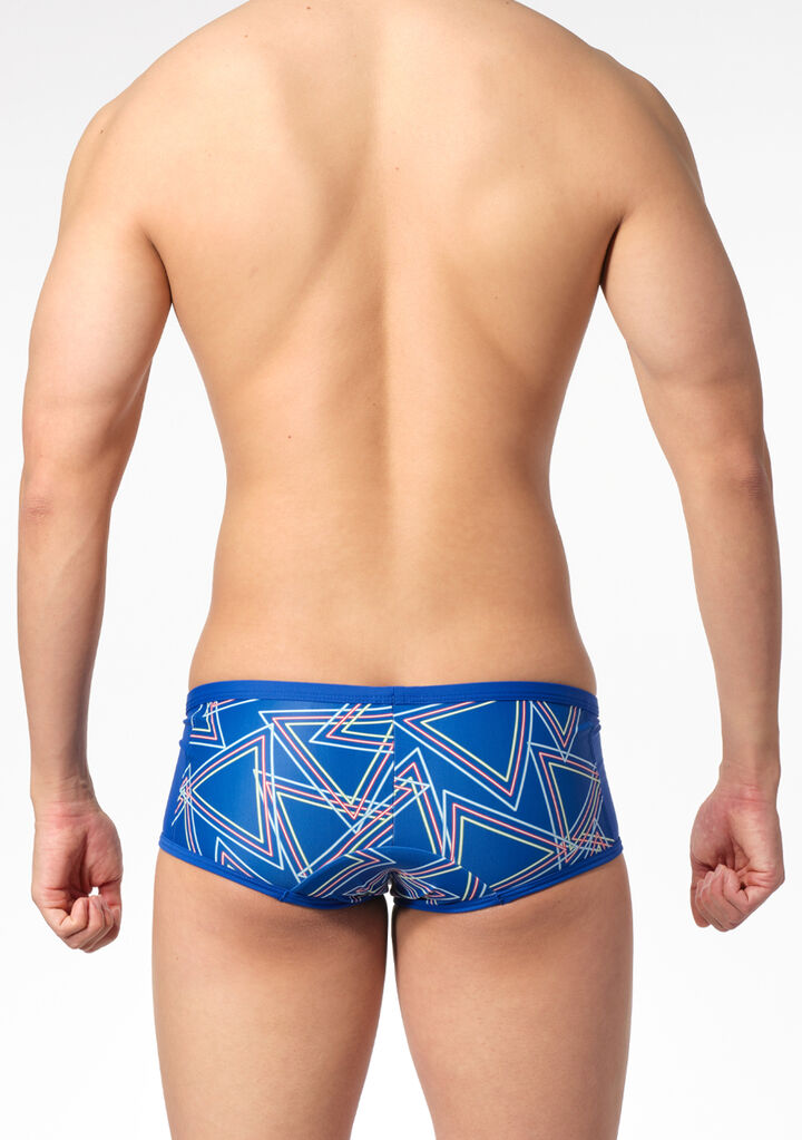 Triangle Line Swim Boxer,blue, medium image number 2