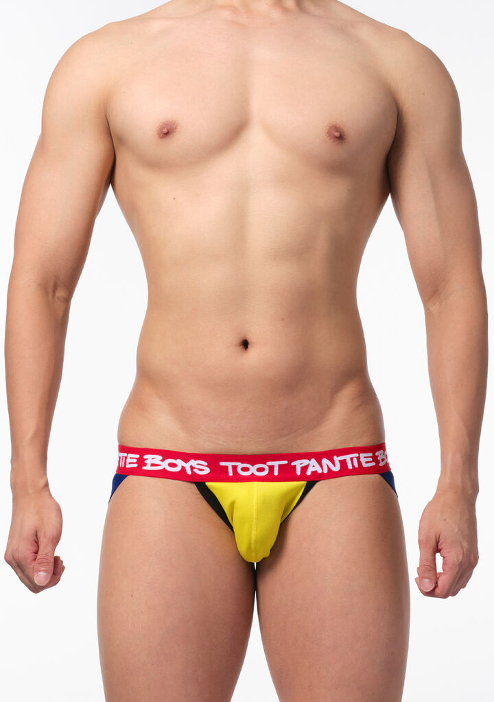 Pop Color Jockstrap,yellow, medium image number 1