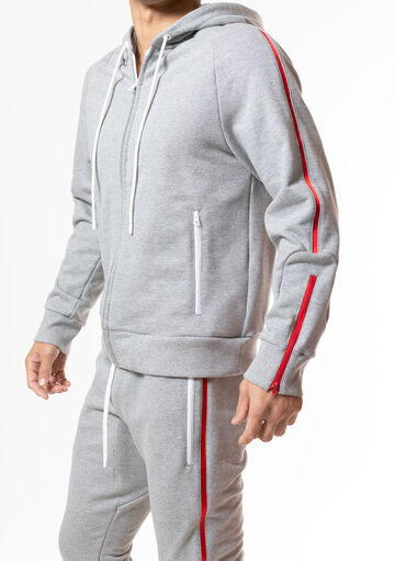 Pacific Fleece-lined Zip-Up Hoodie,gray, small image number 2