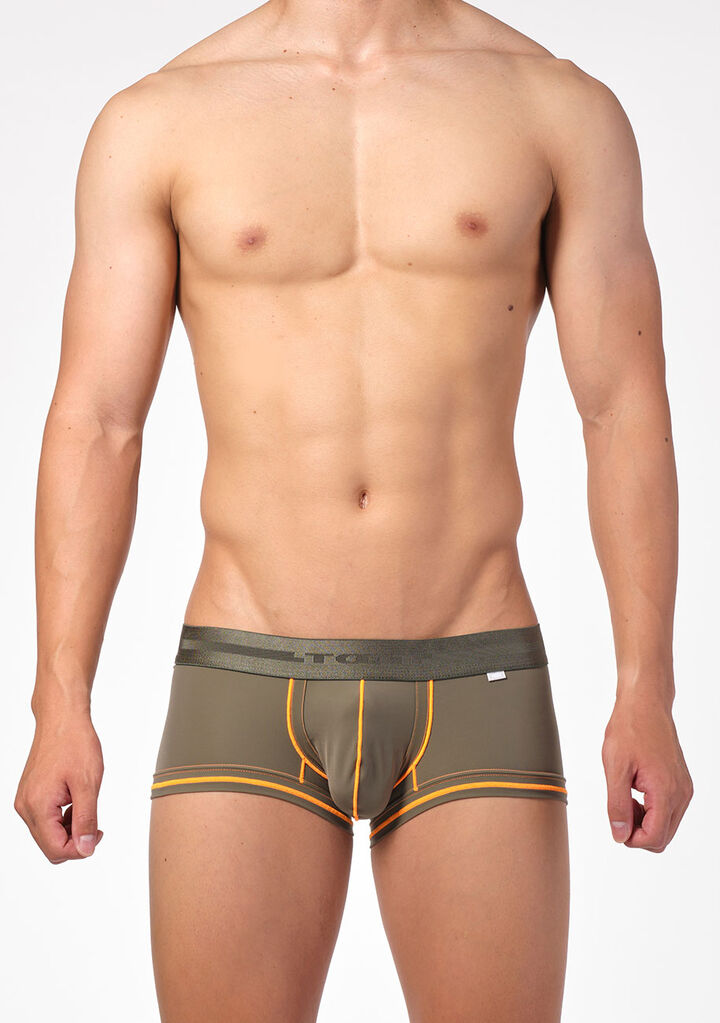 Neon Line Nylon Boxer,olive, medium image number 1