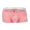 Striped Seersucker Fit Trunks,red, swatch