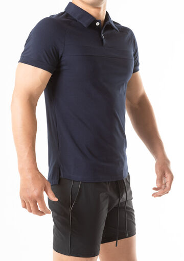 Chest Line Short-Sleeve Shirt,, small image number 4