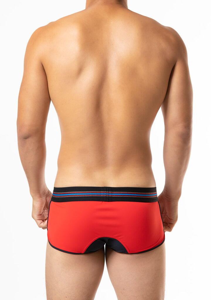 Smooth Fit Trunks,red, medium image number 3