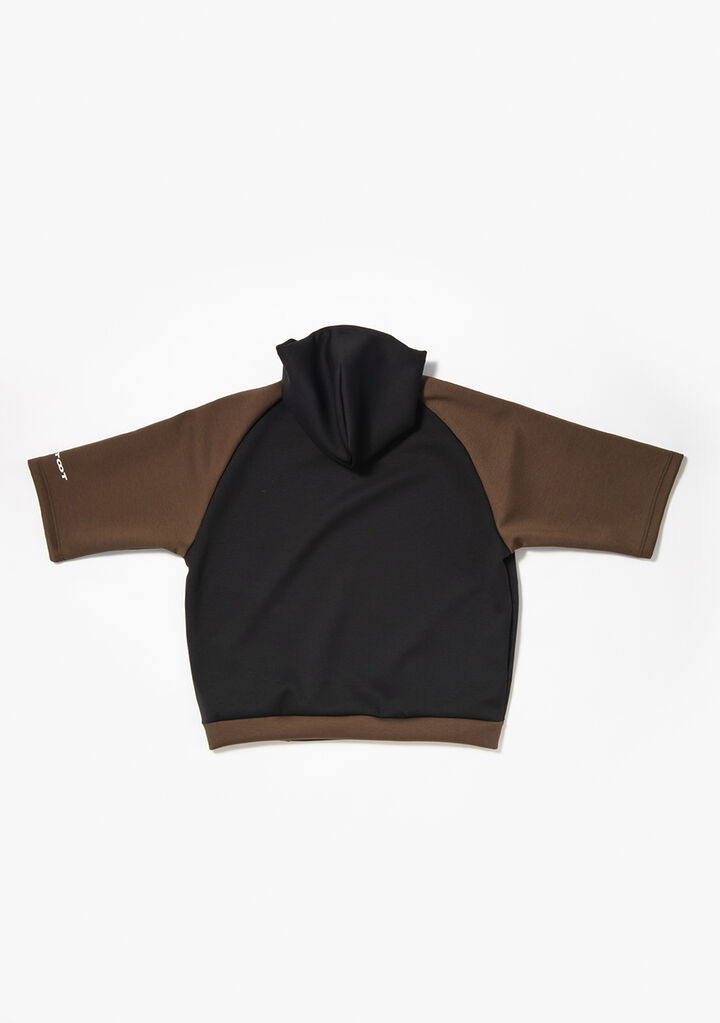 Two-tone Colored Hoodie,khaki, medium image number 4