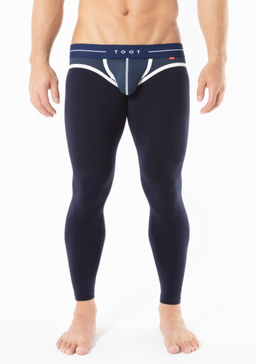 Bikini Line Leggings,navy, small image number 1