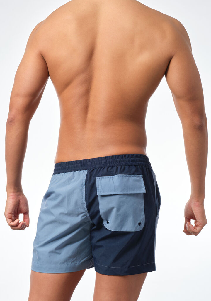 Two-tone Colored Surf Shorts,saxe, medium image number 2