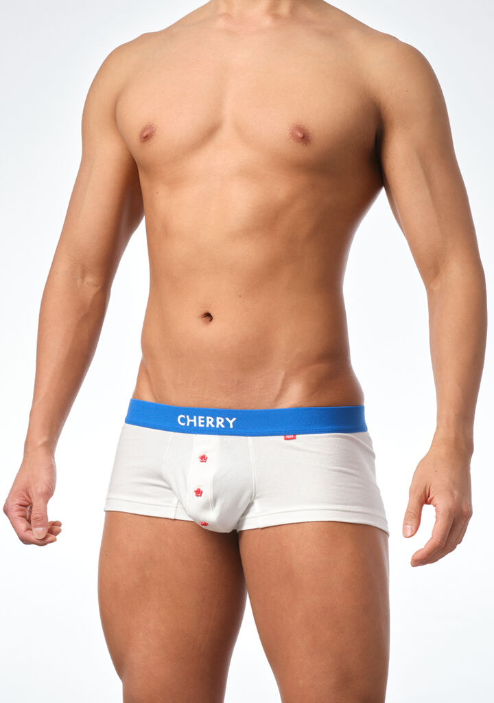 Cherry Smile Trunks,white, medium image number 1