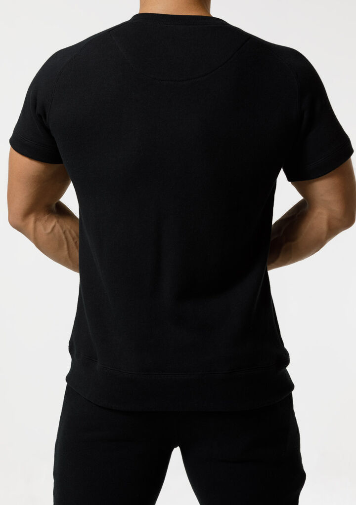 Zip Up sweatshirt,black, medium image number 3
