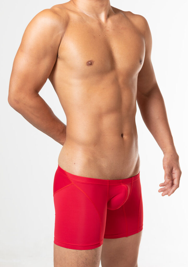 Athletic Long Boxer,red, medium image number 4