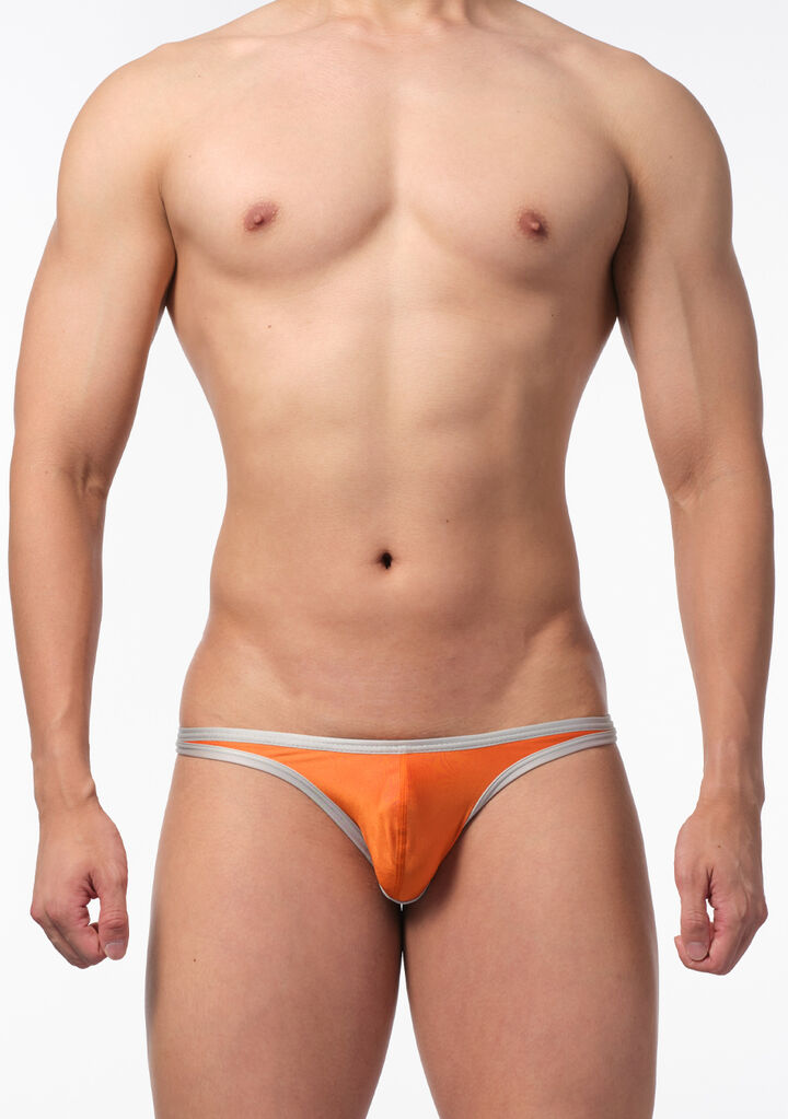 Silky Colored Bikini,orange, medium image number 1