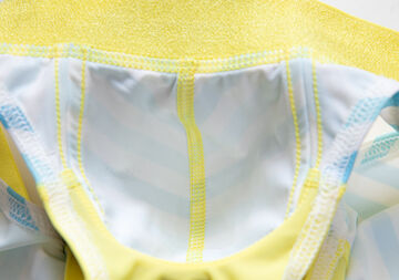 Stripe Cup Bikini,lemon, small image number 10