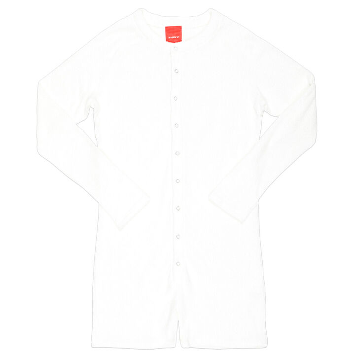 Pile Union Suit,white, medium image number 0