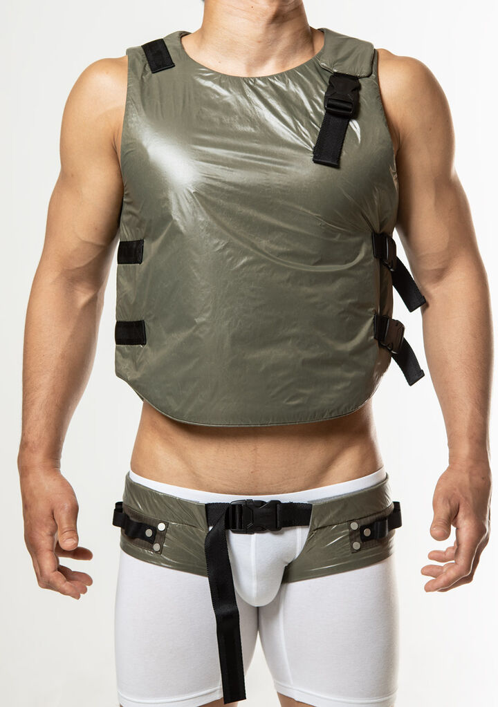 Solid Protection Vest,olive, medium image number 1
