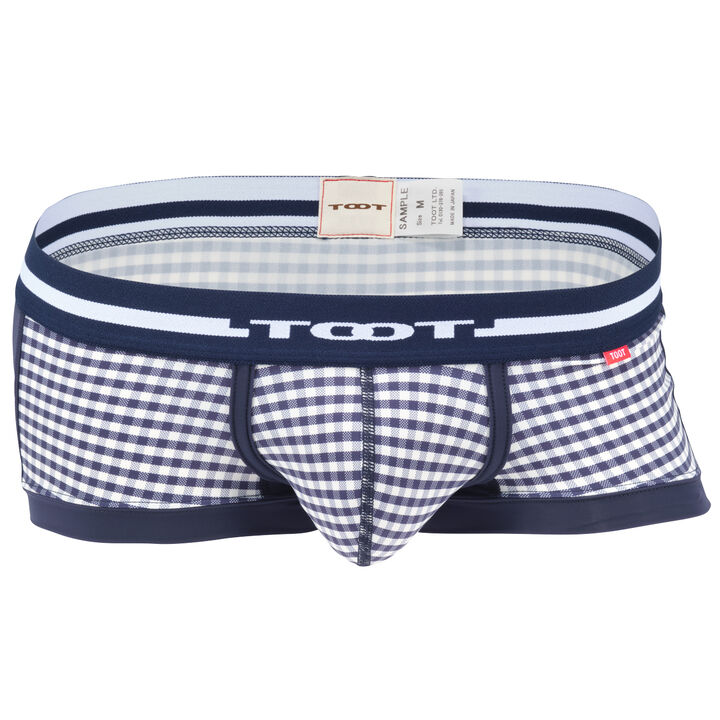 Gingham Check Boxer II,navy, medium image number 0