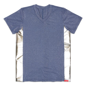 Side metallic lame T,navy, small image number 0