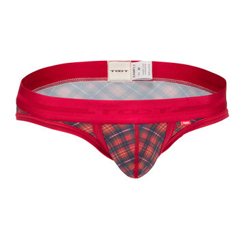 TOOT Tartan Check Bikini,red, small image number 0