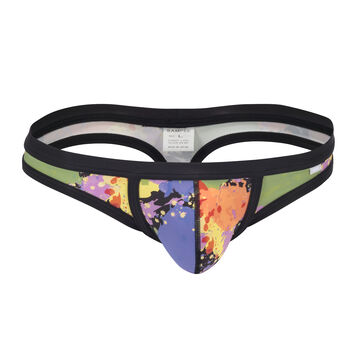 Mixed Paint Thong,black, small image number 0