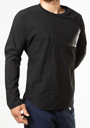 Solid Dolman Shirt,black, small image number 4