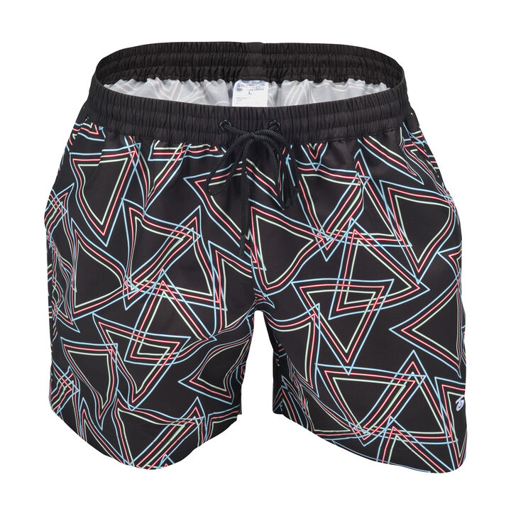 Triangle Line Surf Shorts,black, medium image number 0