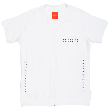 Zip Up sweatshirt,white, small image number 0