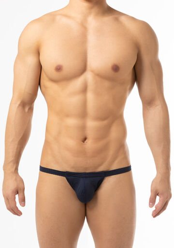 Seersucker Jersey Thong,navy, small image number 1