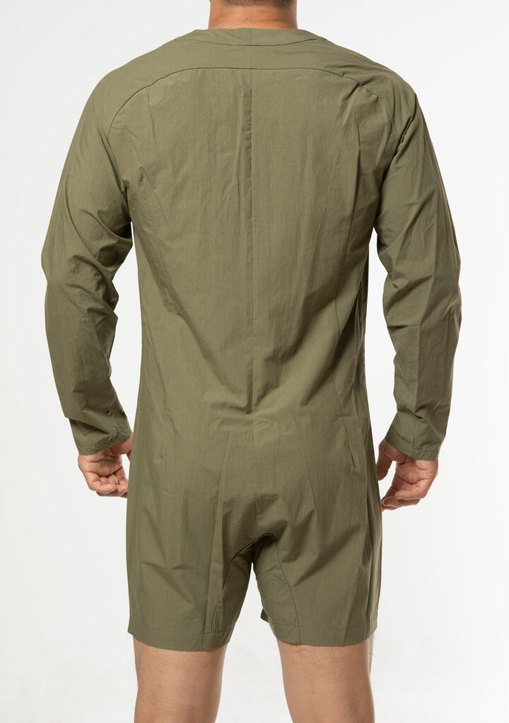 Solid Union Suit,olive, medium image number 3