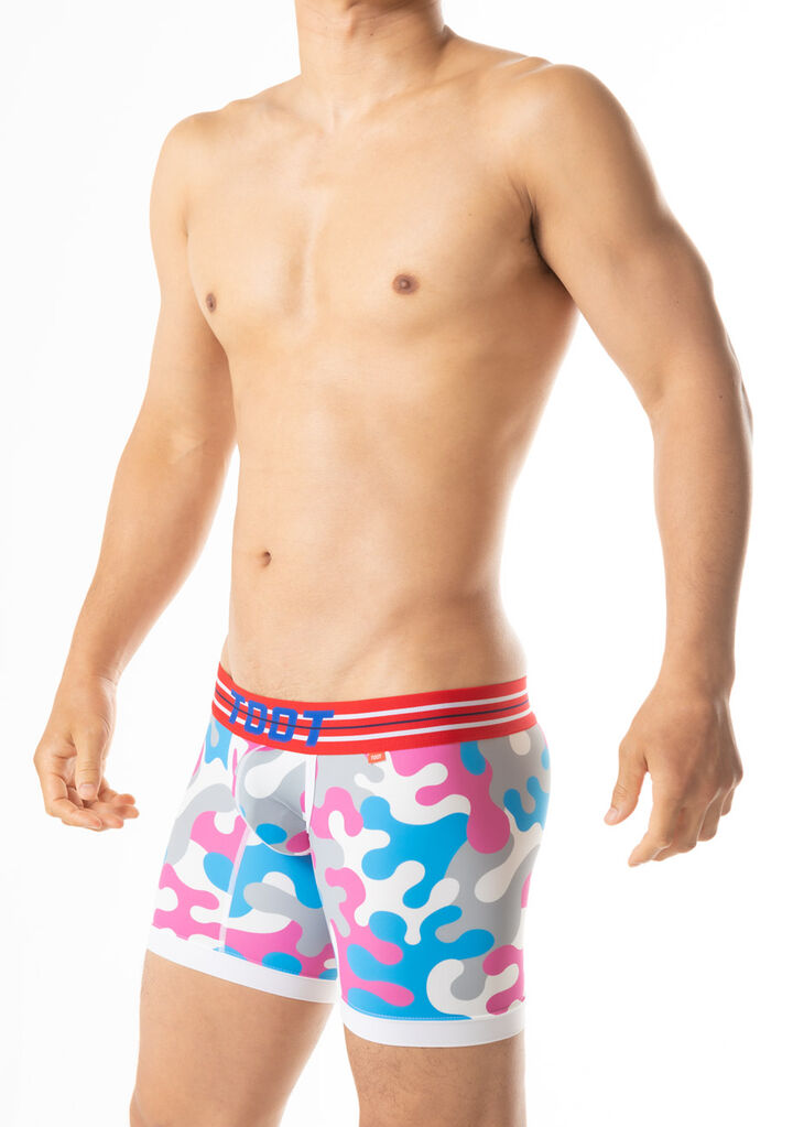 Vivid Camo Long Boxer,red, medium image number 2