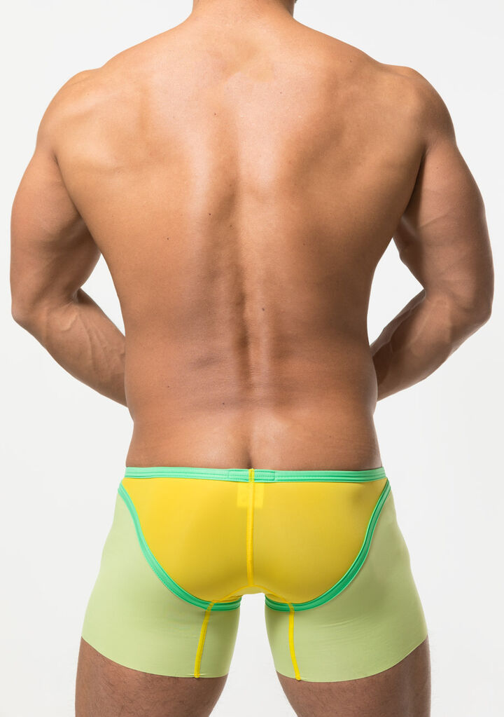 Bikini Line Short Boxer,yellow, medium image number 3