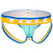 Nylon Front Y Back,ocean, swatch