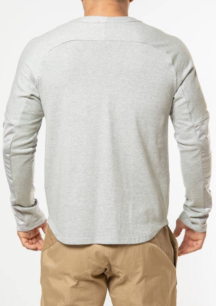 Solid Dolman Long Sleeve,gray, medium image number 3