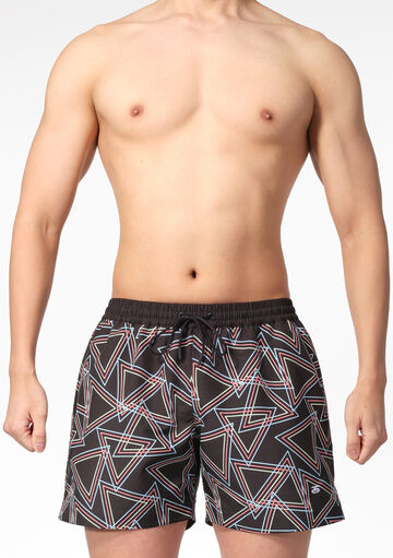 Triangle Line Surf Shorts,ブラック, small image number 1