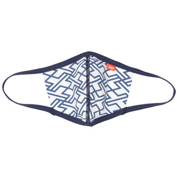 Sayagata Logo Face Mask,navy, small image number 0