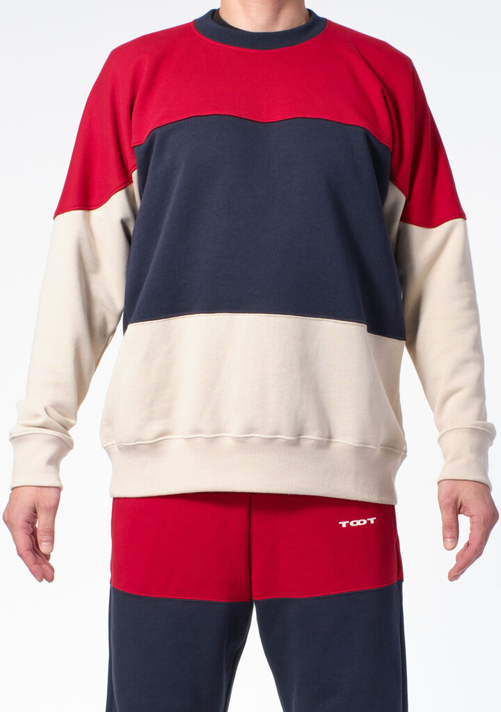 Funky Fresh Sweat Pullover,red, medium image number 1