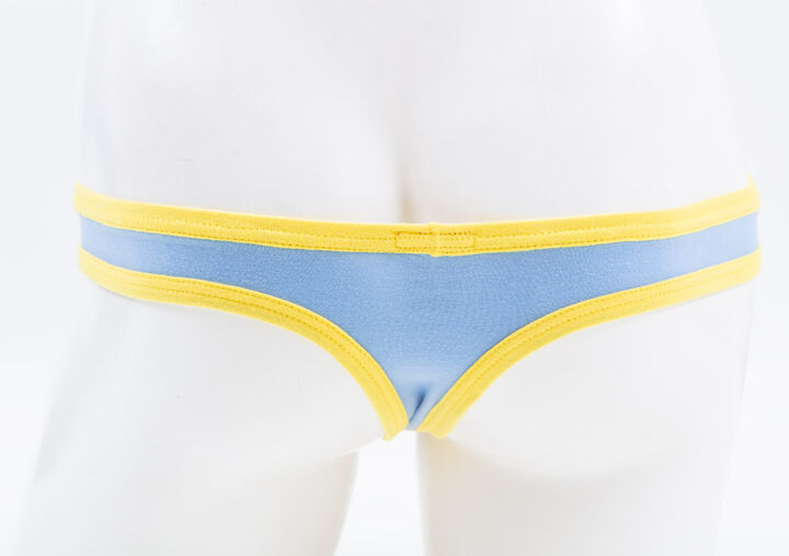 Cotton Half-Bikini Thong,navy, medium image number 11