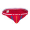Yellow Stitch Bikini,red, swatch