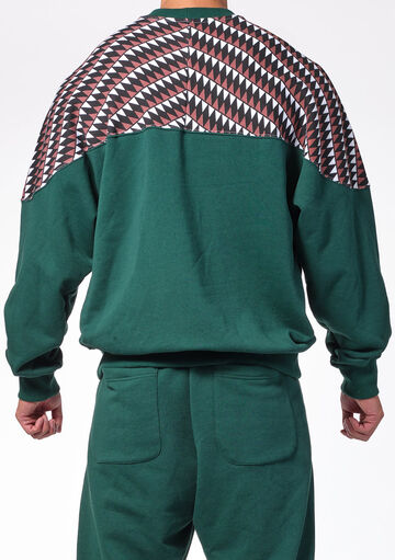 Tribal△ Pullover,グリーン, small image number 2