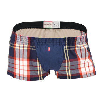 Hybrid Tartan Check Trunks,navy, small image number 0