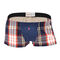 Hybrid Tartan Check Trunks,navy, swatch