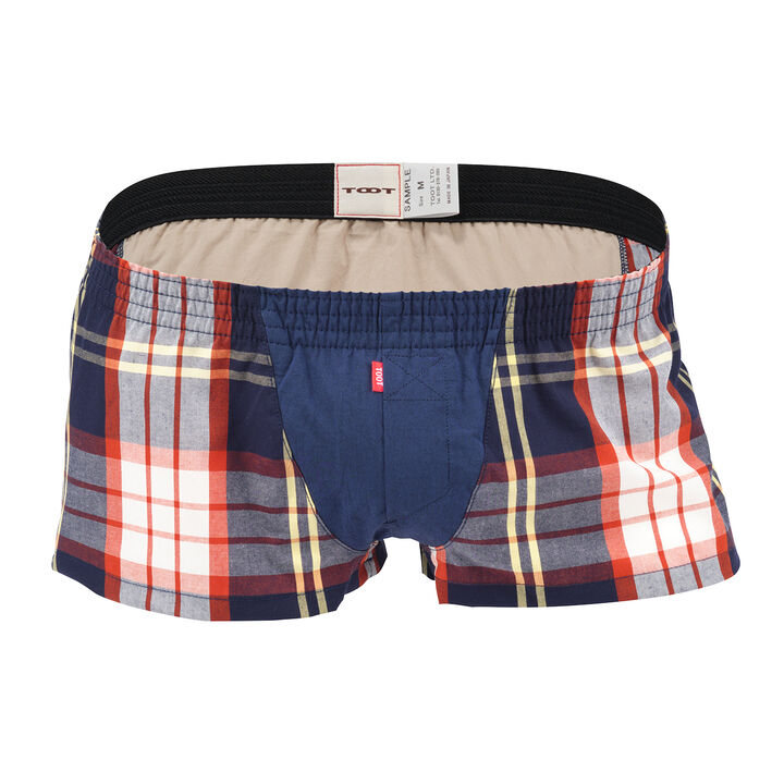 Hybrid Tartan Check Trunks,navy, medium image number 0