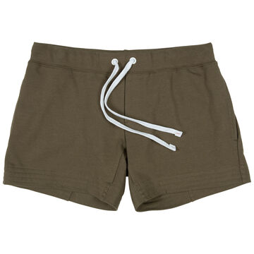 Solid Drawcord Shorts,olive, small image number 0
